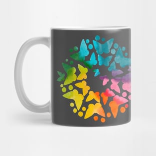 Rainbow Butterflies Mug